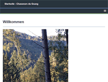 Tablet Screenshot of chasseurs-du-gsang.com